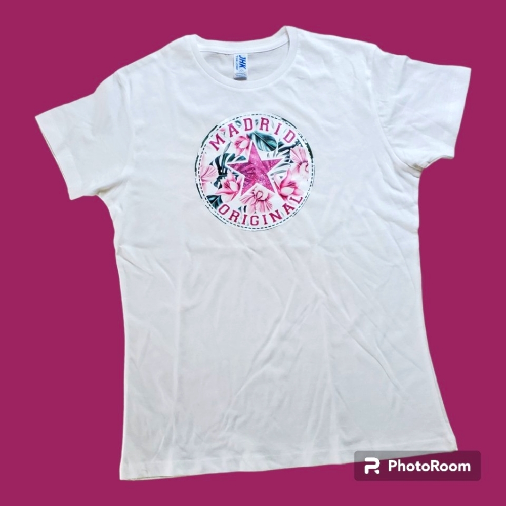 Brand New Madrid White Cotton Tee- NWOT